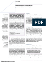 Diagnosis and Management of Plantar Fasciitis