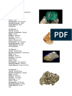 Data Data Mineral