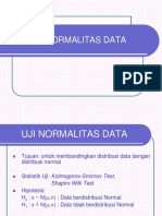 Uji Normalitas Data  