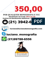 Monografia e tcc por R$350,00 em   Osasco