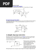 Simple DC To DC Converter Circuits