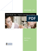 case study two - inquiry learning in science mark thomas 18608112 - final