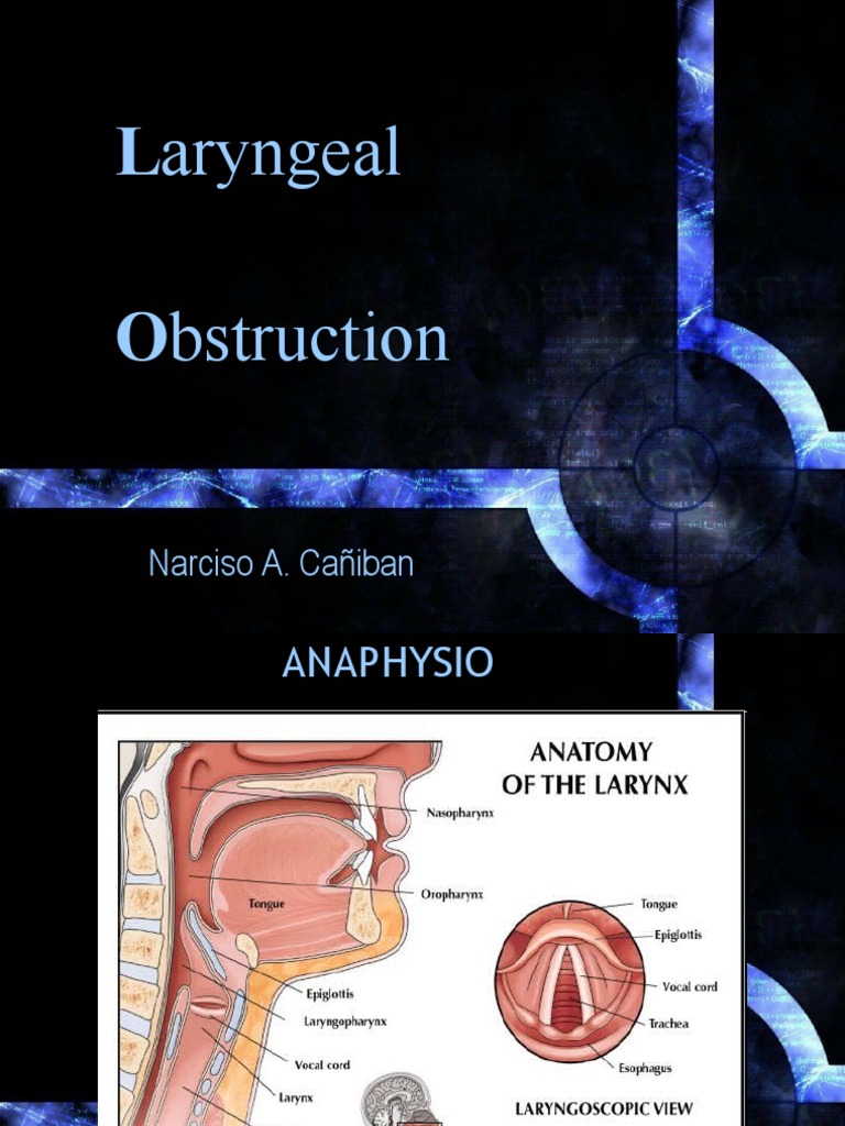 Laryngeal Obstruction