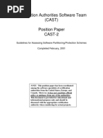 Certification Authorities Software Team (CAST) Position Paper CAST-2