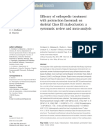 Efficacy of Orthopedic Treatment With Protraction Facemask On Skeletal Class III Malocclusion: A Systematic Review and Meta-Analysis