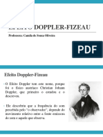 Efeito Doppler Fizeau