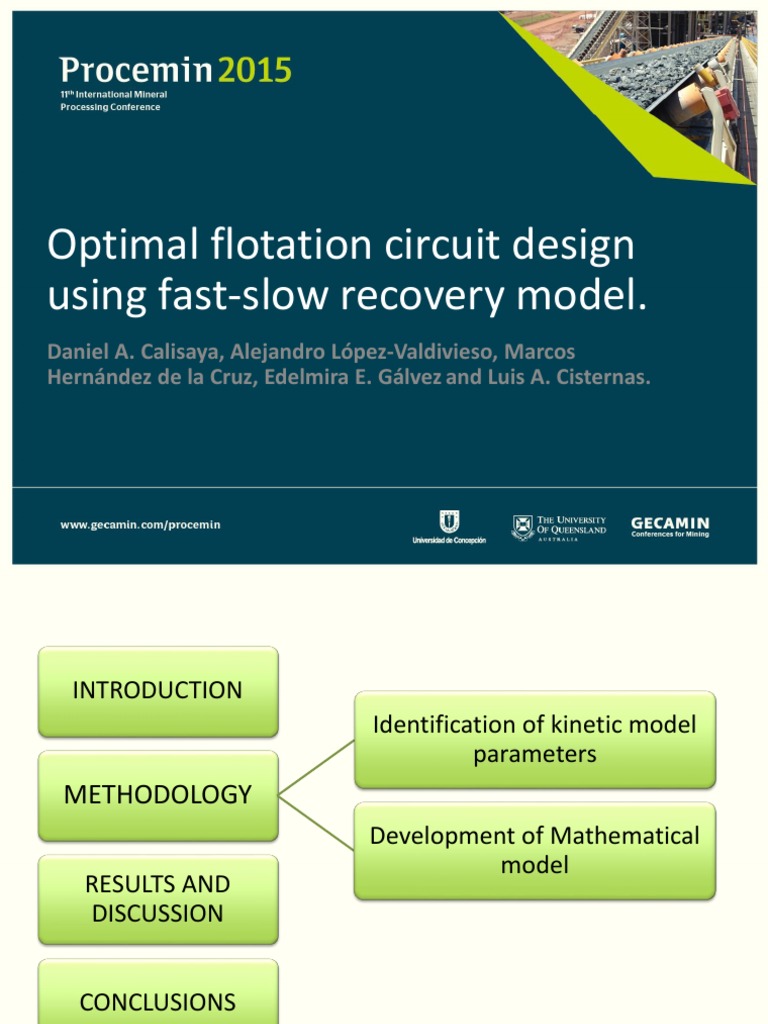 Optimal Flotation Circuit Design Model | PDF | Analysis | Applied ...