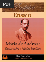 Mario de Andrade Ensaio Sobre a Musica Brasileira