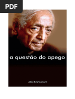 A Questão Do Apego-Jiddu Krishnamurti