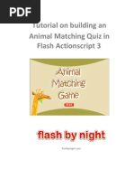 Tutorial - Create An Animal Matching Quiz in Flash As3