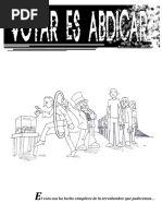 Votar Es Abdicar