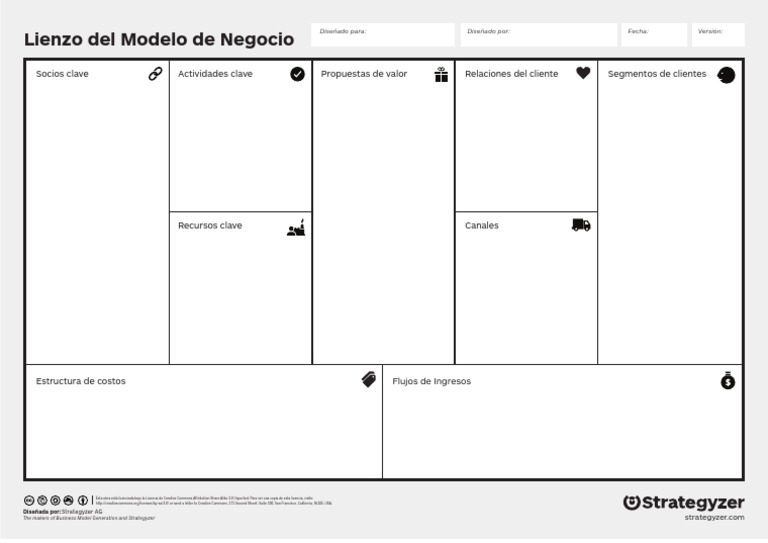 Lienzo Del Modelo de Negocio | PDF