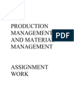 Production Management and Material Management