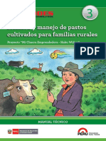 Siembra y Manejo Pastos Cultivados Familias Rurales