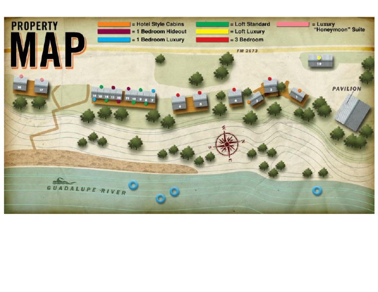 Hideout On The Horseshoe Property Map PDF