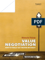 HORACIO, Falcão. Value Negotiation PDF