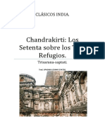 Chandrakirti Los Setenta Sobre Los Tres Refugios.