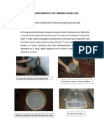 Analisis Granulometrico Por Tamizado