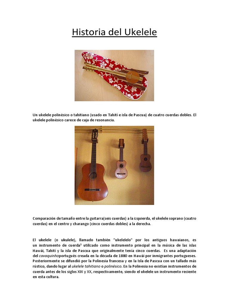 Breve Historia Del Ukelele Desde Sus Orígenes Hasta Ahora – ODNVQ