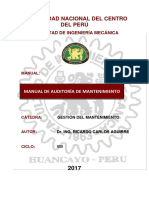 Manual de Auditoría de Mantenimiento