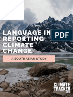 Language in Reporting Climate Change in South Asia