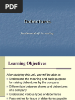 Debentures: Fundamentals of Accounting