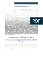 Fisco e Diritto - Corte Di Cassazione n 3542 2010