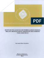 Motivasi Pelajar Dalam Pembelajaran Bahasa Melayu Menggunakan Teknologi Multimedia Pada Abad Ke-21 (24pgs) PDF