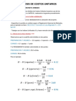 Analisis de Costos Unitarios Concreto Armado (Losa)