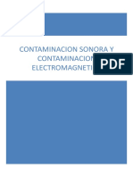 Contaminacion Sonora y Contaminacion Electromagnetica III Ciclo Ing Baez