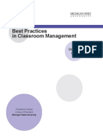 best practices in classroom management