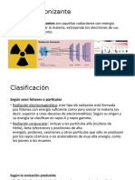 Radiación ionizante