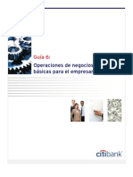 Operaciones de Negocio Basicas para El Empresario