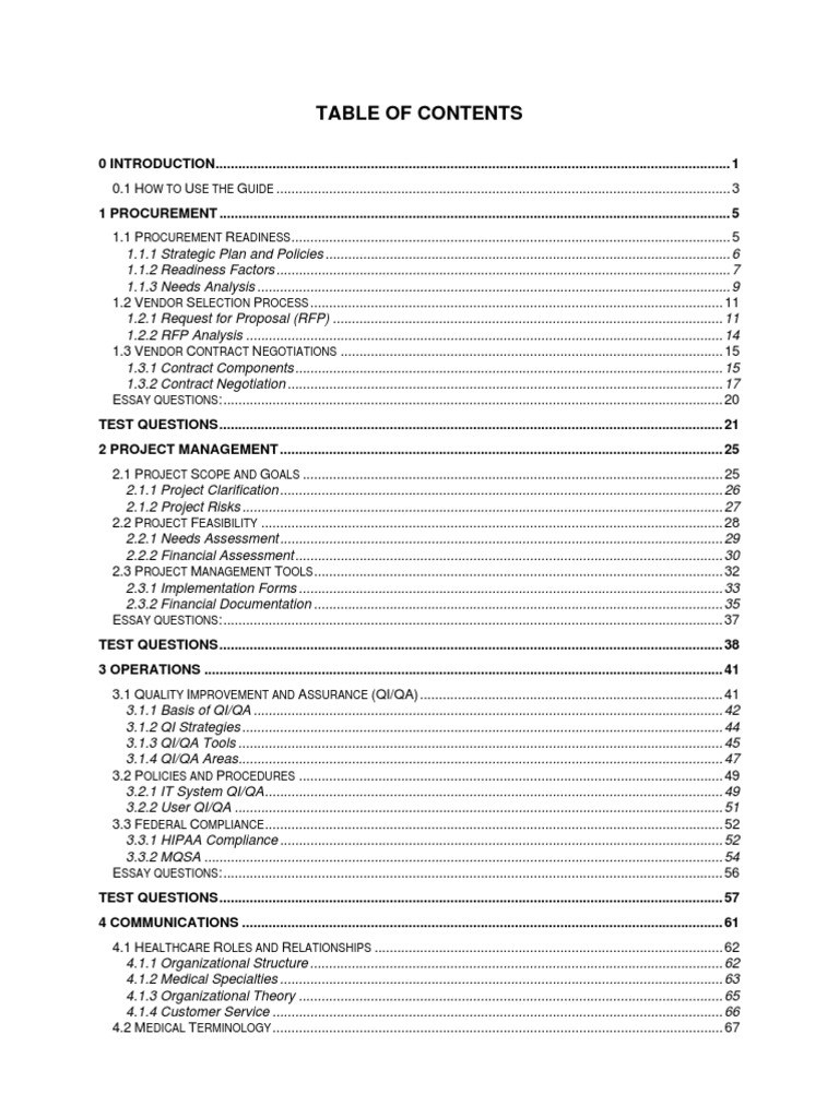 CIIP Certification Study Guide Overview | PDF | Medical Imaging ...