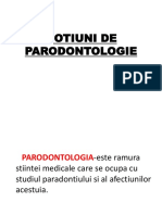 Notiuni de Parodontologie