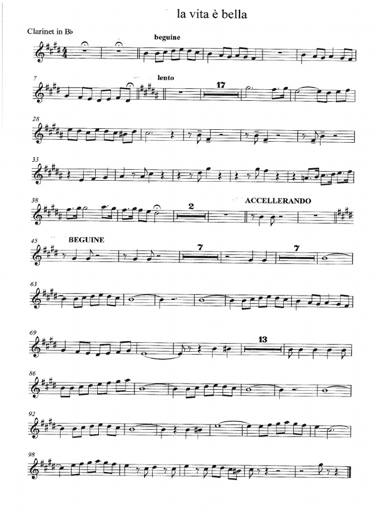 Canzone La Vita è Bella In Italiano