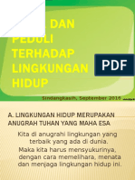 Kls 10 Bab 2 Cinta Dan Peduli Terhadap Lingkungan Hidup