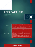 ILEUS PARALITIK Tutonik