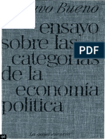 Gustavo Bueno, "Ensayo sobre las categorías de la Economía política" (entero)