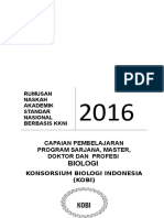 Capaian Pembelajaran PS Biologi (16052016)