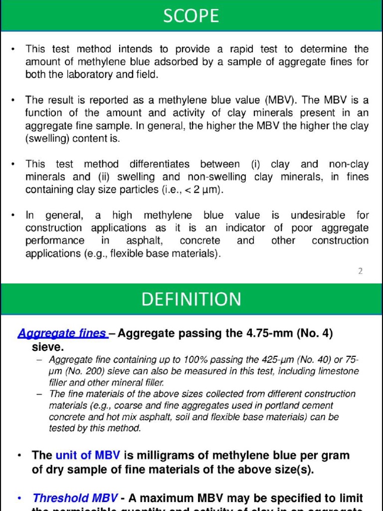 Modified Methylene Blue Test 2 - 2 | PDF