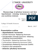 Pharmacology of Pituitary Hormones
