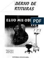 Elijo Mis Obras III - CUADERNO DE PARTITURAS