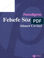 Ahmet Cevizci Felsefe Sözlüğü PDF