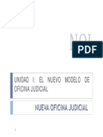 Unidad 1 - Nuevo Modelo Oficina Judicial