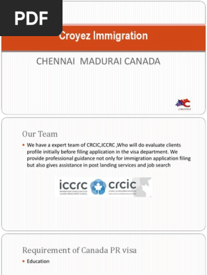 Pr Visa Canada Travel Visa