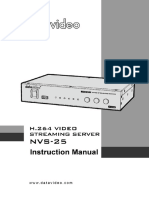 Datavideo NVS-25 PDF