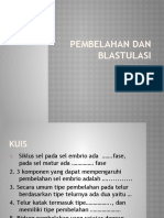 Pembelahan Dan Blastulasi