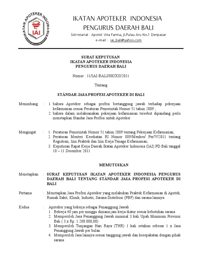 2 Keputusan Pd Iai Jasa Profesi Di Bali