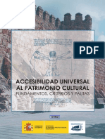 Accesibilidad Universal Al Patrimonio Cultura, Fundamentos, Criterios y Pautas
